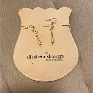COPY - Elizabeth Showers Gold Drop Earrings